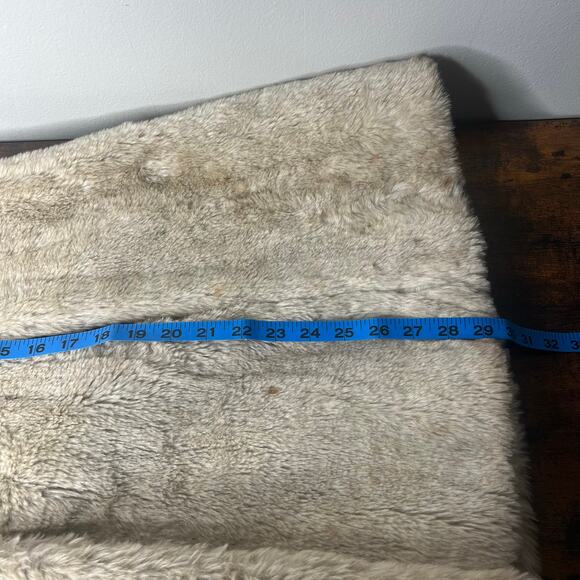 VTG Faux Fur Women's Inverness Cape Cloak Coat OS Old Money Glam Old Hollywood - Picture 10 of 10